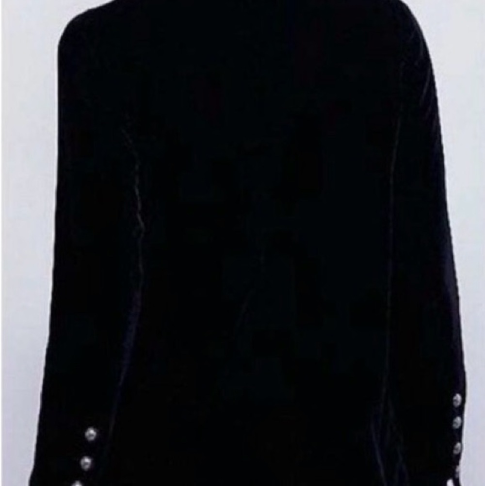 Free People Yesterday’s Muse Velvet Blazer - Picture 2 of 13